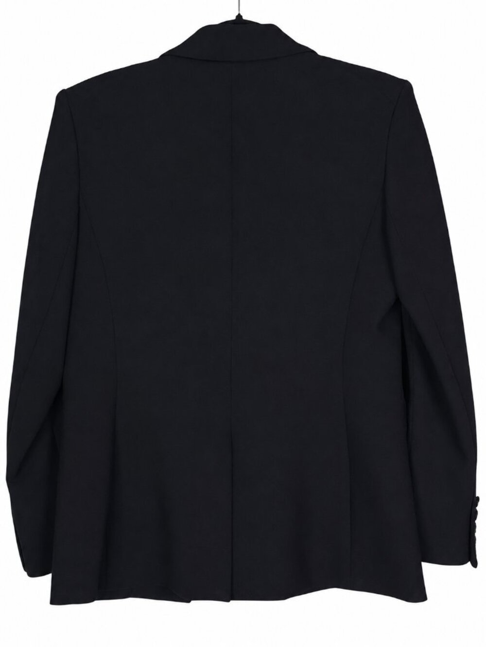 Veronica Beard Miller Blazer Black Silver Double Breasted Dickey Jacket Size 10 - Picture 8 of 13